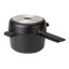 Luxe Kitchen All-In-One Cookware Set, 3-Piece - Black detail