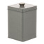 Artisan Street Embossed Storage Canister - Grey
