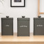 Artisan Street Tea Storage Canister - Grey with other canisters