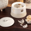 Artisan Street Garlic Storage Container with garlic
