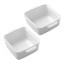 Souper Cubes Stoneware Baking Dishes, Set of 2