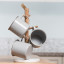 Kitchen Pantry Acacia & Marble Mug Tree Holder with mugs