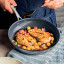 Tramontina Grano Stainless Steel Ceramic Coating Frying Pan - 20cm with food