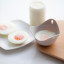 Kitchen Inspire Silicone Poaching Pods, 2-Piece with eggs