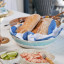 Humble & Mash Ibiza Serving Bowl, 30cm - Ocean Tide