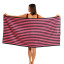 Saltii Blouberg Summer Waffle Beach Towel, 80cm x 160cm showing scale