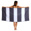 Saltii Noetzie Summer Waffle Beach Towel, 80cm x 160cm showing scale