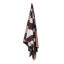 Saltii Neutral Animal Roses Beach Towel, 80cm x 160cm angle