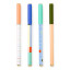 Kikkerland Metal Barrel Ballpoint Pens, Set of 4