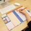 Kikkerland Notepad & Sticky Note Set on a desk