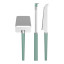 Rosti Emma Cheese Knives Set, 3-Piece - Nordic Green