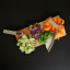 Zone Denmark Singles Peeling & Cutting Set, 3-Piece with veggies on a chopping board