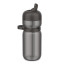 Mepal Sport Drinking Bottle with Flip Straw, 600ml - Graphite Black