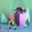 Studio ROOF Small Dinosaur Paper Figurine - T-Rex