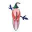 Studio ROOF Paradise Bird Paper Wall Art - Rani