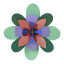 Studio ROOF Pistache Sorbet Flower Paper Wall Art