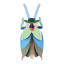 Studio ROOF Big Insects Lunar Jewel Beetle Paper Wall Art