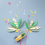 Studio ROOF Small Insects Madagascar Beetle Paper Wall Decor