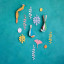 Studio ROOF Small Wall of Curiosities Paradise Nest Paper Wall Decoration Set