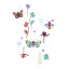 Studio ROOF Small Wall of Curiosities Winged Medley Paper Wall Decoration