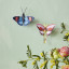 Studio ROOF Small Insects Lilac Comet Butterfly Paper Wall Art