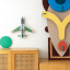 Studio ROOF Medium Plane Paper Wall Art - Jet Plane