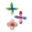 "Studio ROOF Small Wall Flowers Lime Cocktail Paper Wall Art, Set of 3"