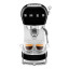 Smeg Retro Manual Espresso Coffee Machine - Glossy Black angle