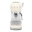 Smeg Retro Manual Espresso Coffee Machine - Vintage Cream angle