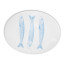 Mervyn Gers Sardine Oval Stoneware Plate, 32cm