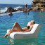 Sunnylife Luxe Floating Chair -  Casa Cream in a pool