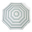 Sunnylife Compact Beach Umbrella - La Palma Sage Stripe angle