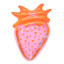 Sunnylife Luxe Lie-On Float - Strawberry Pink angle