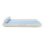 Sunnylife Luxe Lilo Float - Blue Stripe angle