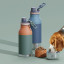 Asobu Vacuum Insulated Barky Buddy 3-in-1 Bottle - Pastel Blue
