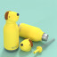 Asobu Vacuum Insulated Bestie Bottle, 460ml - Dog