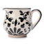 Humble & Mash Black Floral Milk Jug