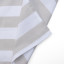 Humble & Mash Grey Striped Tablecloth - 10 Seater