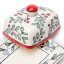 Humble & Mash Christmas Ceramic Butter Dish, 10.2cm