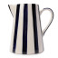 Humble & Mash Blue Striped Ceramic Jug, 1.5L