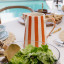 Humble & Mash Orange Striped Ceramic Jug, 1.5L