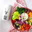 Oryx Desert Salt Fine Oryx Desert Salt in Biodegradable Shaker with a plate of food