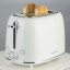 Kenwood Eterna 2-Slice Toaster, 930W - White on the kitchen counter