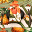 DSA Botanica Tropicana Napkins, Set of 6 - White on the table
