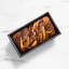 Kitchen Pro Bakewell Folded Edge Loaf Pan, 23cm with a baked loaf