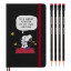 Moleskine Peanuts Notebook & Blackwing Pencils Set