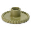 Alkaline Beaded Dinner Candle Holder - Sage Green