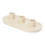 Alkaline Multi Dinner Candle Holder - Nude