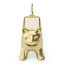 Umbra Ali Ring Holder - Brass angle