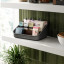 Umbra Bellwood Organiser - Black & Walnut on a shelf
